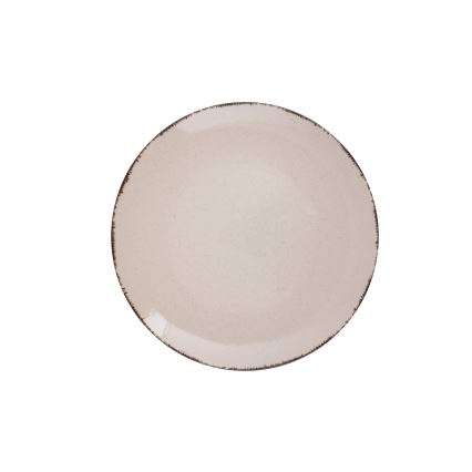 Juego de vajilla de 24 piezas beige/porcelana