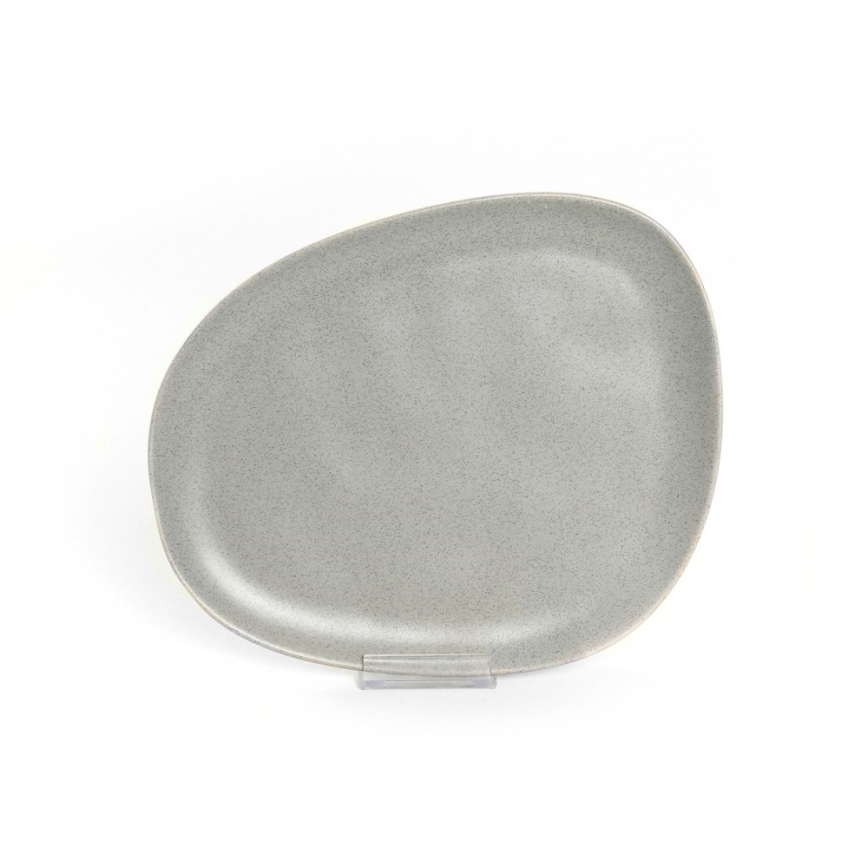 Juego de vajilla de 24 piezas, gris/gres