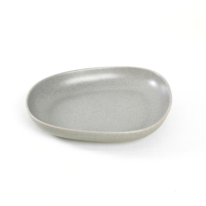 Juego de vajilla de 24 piezas, gris/gres