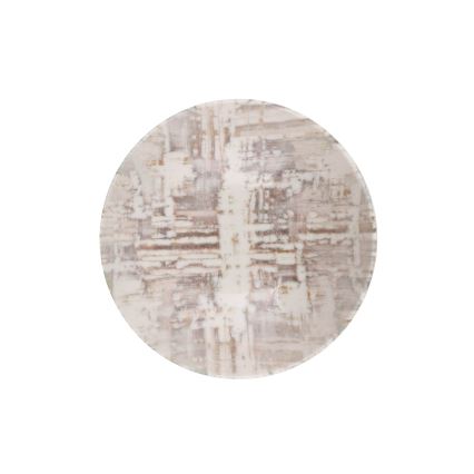 Juego de vajilla de 24 piezas marrón/blanco/porcelana