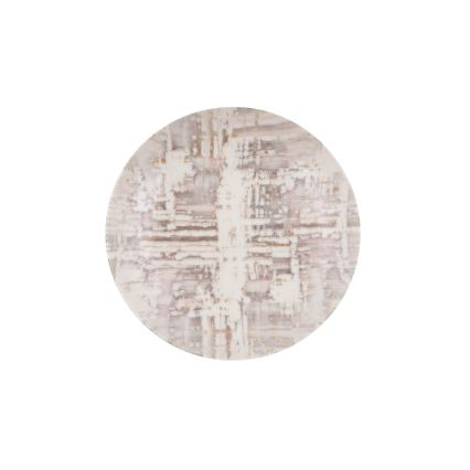 Juego de vajilla de 24 piezas marrón/blanco/porcelana