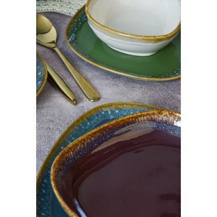 Juego de vajilla de 24 piezas multicolor/gres