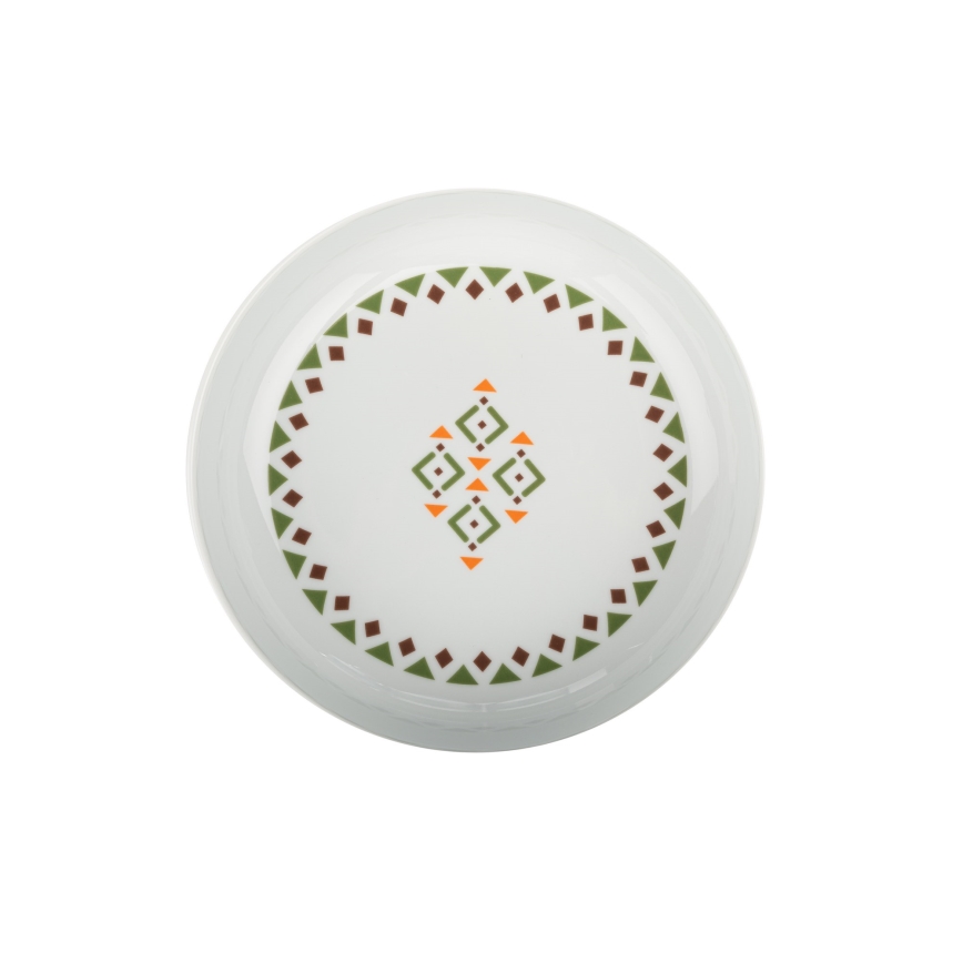 Juego de vajilla de 24 piezas multicolor/porcelana