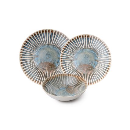 Juego de vajilla de 24 piezas multicolor/porcelana