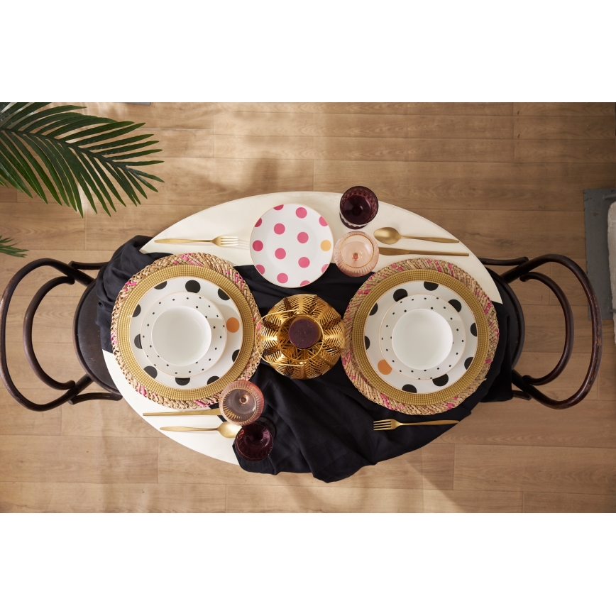 Juego de vajilla de 24 piezas multicolor/porcelana