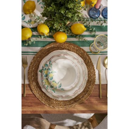 Juego de vajilla de 24 piezas multicolor/porcelana