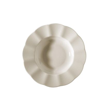 Juego de vajilla de 26 piezas en blanco/porcelana
