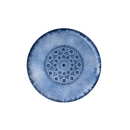 Juego de vajilla de 27 piezas, azul/porcelana