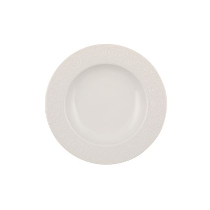 Juego de vajilla de 53 piezas, blanco/porcelana