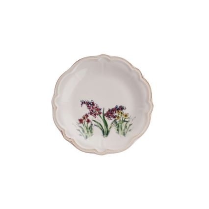 Juego de vajilla de porcelana, 24 piezas, multicolor