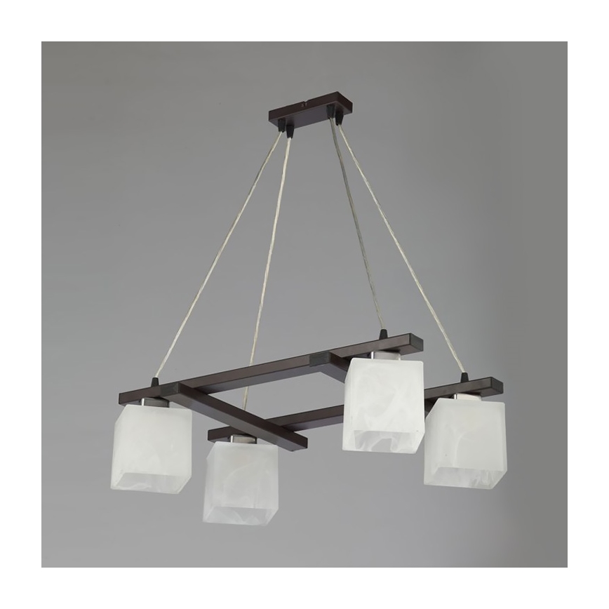 Jupiter 1098 - PO4 - Lámpara colgante POLA 4xE27/60W/230V