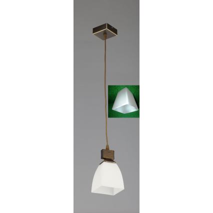 Jupiter 1107 - AB1 - Lámpara colgante ALBA 1xE27/60W/230V