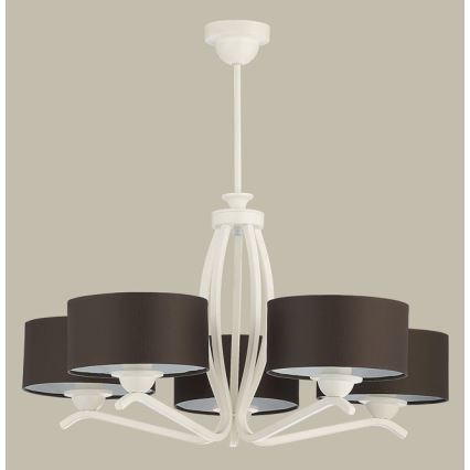 Jupiter 1192 - Lámpara colgante KASZMIR 5xE27/60W/230V