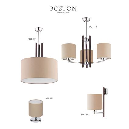 JUPITER 1268-BT1 - Lámpara colgante BOSTON 3xE14/40W