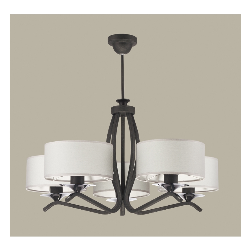 JUPITER 1279-KS5G - Lámpara colgante KASZMIR 5xE27/60W
