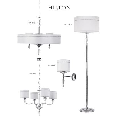 Jupiter 1427 - Aplique HILTON 1xE27/60W/230V