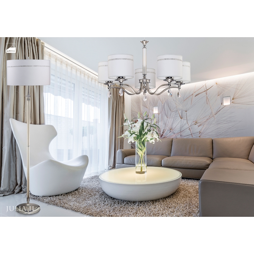 Jupiter 1530 - JU P H - Lámpara de pie JULIA II E27/60W