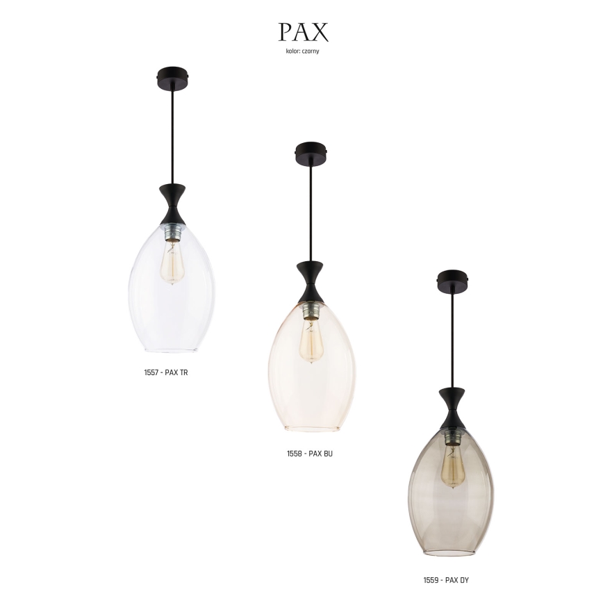 Jupiter 1558 - PAX BU - Lámpara colgante PAX E27/60W