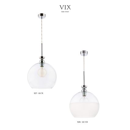 Jupiter 1578 - VIX T/M - Lámpara colgante VIX E27/60W