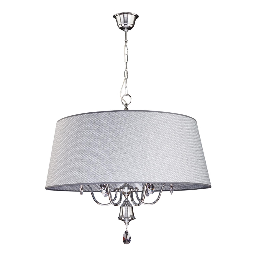 Jupiter 1605 - EG 6 CH - Lámpara colgante cristal EGIDA 6xE27/60W