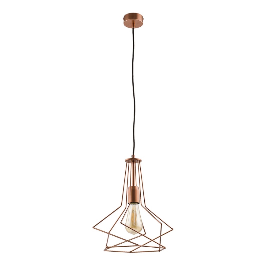 Jupiter 1656 - Lámpara colgante ORO 1xE27/60W/230V cobre