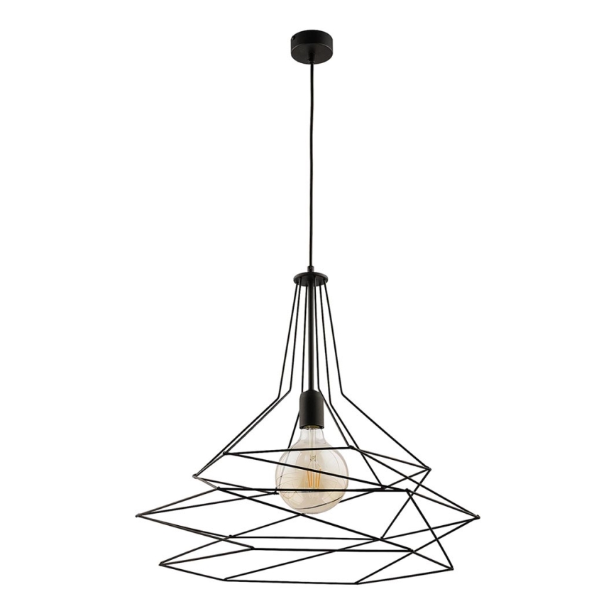 Jupiter 1657 - Lámpara colgante ORO 1xE27/60W/230V negro