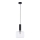Jupiter 1855 - VA1 - Lámpara colgante VANES 1xE27/60W/230V cromo brillante/negro