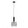 Jupiter 1858 - VA1 - Lámpara colgante VANES 1xE27/60W/230V plata/negro