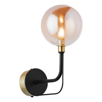 Jupiter 1887 - Lámpara de pared ERIS 1xG9/14W/230V oro/negro/beige ahumado