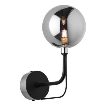 Jupiter 1889 - Aplique de pared ERIS 1xG9/14W/230V cromo mate/negro/gris ahumado