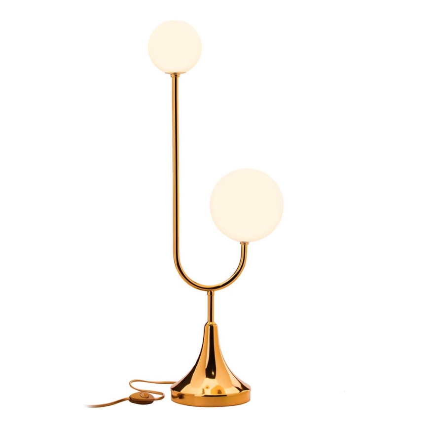 Jupiter 1944 - Lámpara de mesa SELEN 2xG9/40W/230V latón