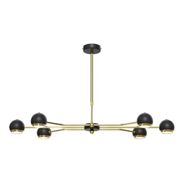 Jupiter 1979 - Lámpara de techo TIANA 6xGU10/10W/230V negro/dorado