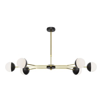 Jupiter 1981 - Lámpara de pie TRENTO 6xG9/10W/230V negro/dorado