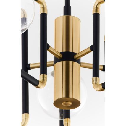 Jupiter 1985 - Lámpara colgante IBRA 5xG9/10W/230V negro/dorado