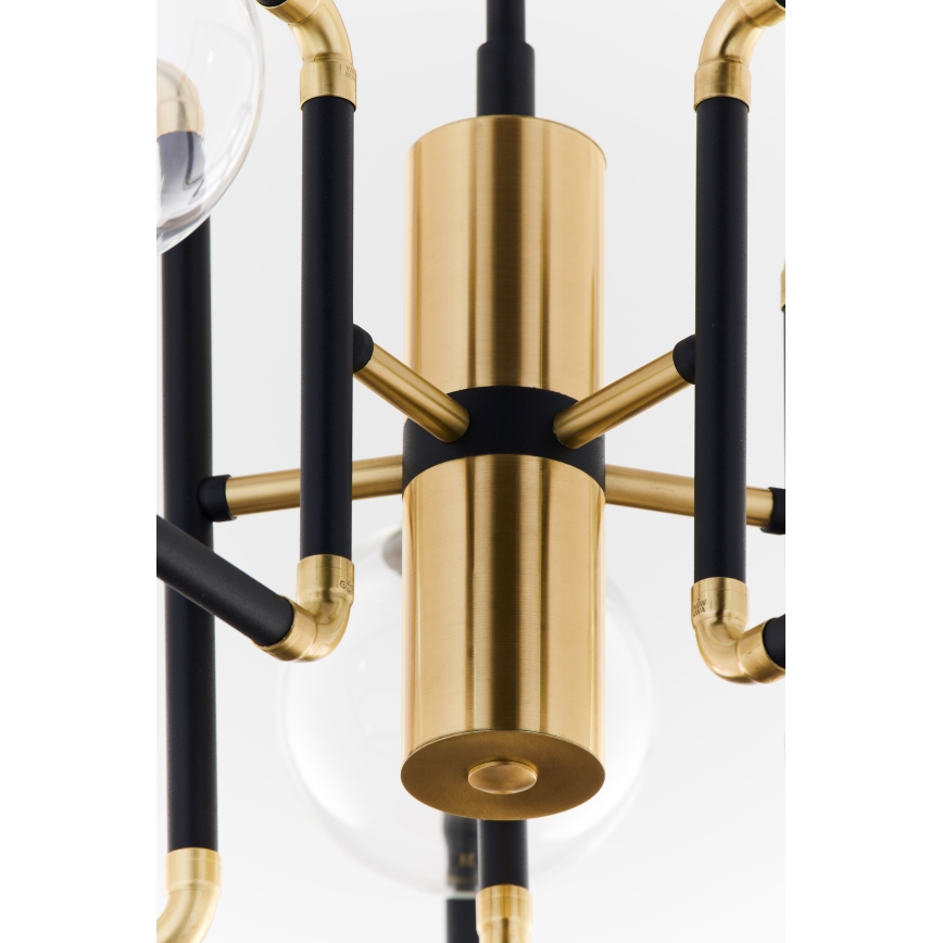 Jupiter 1985 - Lámpara colgante IBRA 5xG9/10W/230V negro/dorado