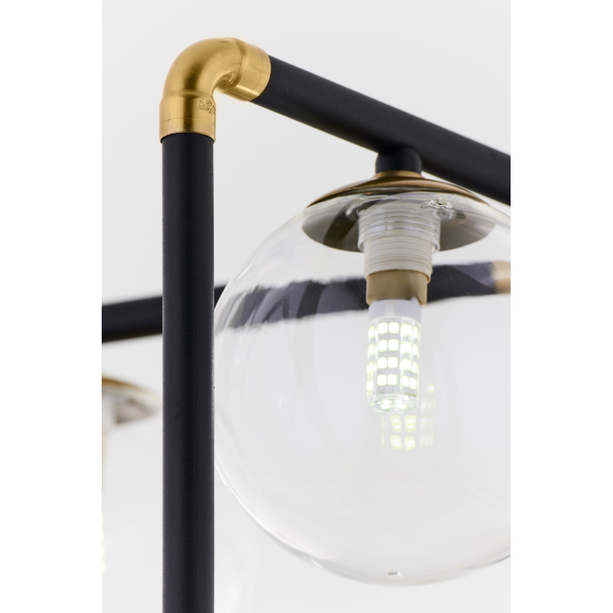 Jupiter 1985 - Lámpara colgante IBRA 5xG9/10W/230V negro/dorado
