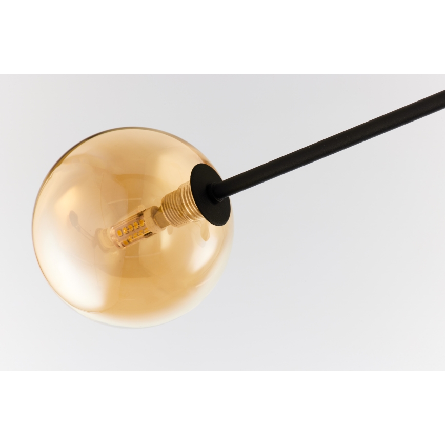 Jupiter 1994 - Lámpara colgante MOKA 4xGU10/10W/230V + 4xG9/10W/230V negro/beige