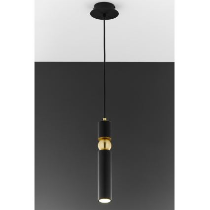 Jupiter 2003 - Lámpara colgante ALAS 1xGU10/10W/230V negro/dorado
