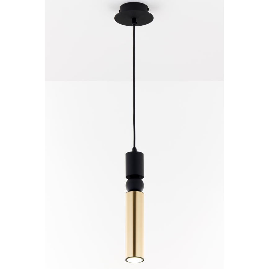 Jupiter 2006 - Lámpara colgante ALAS 1xGU10/10W/230V dorado/negro