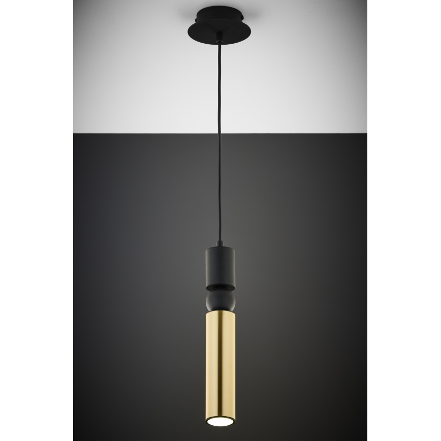 Jupiter 2006 - Lámpara colgante ALAS 1xGU10/10W/230V dorado/negro