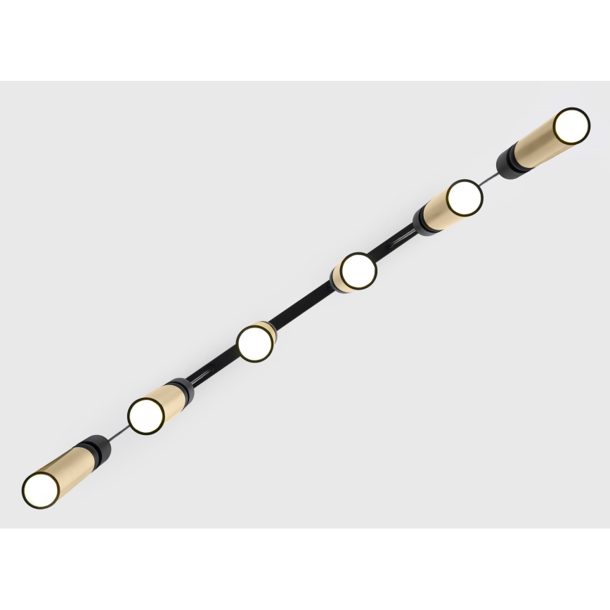 Jupiter 2008 - Lámpara colgante ALAS 6xGU10/10W/230V dorado/negro