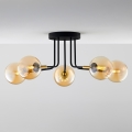 Jupiter 2038 - Lámpara colgante BURANO 5xG9/10W/230V negro/dorado/beige