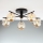 Jupiter 2047 - Lámpara de techo PRATO 5xG9/10W/230V negro/beige