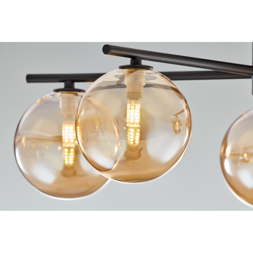 Jupiter 2047 - Lámpara de techo PRATO 5xG9/10W/230V negro/beige