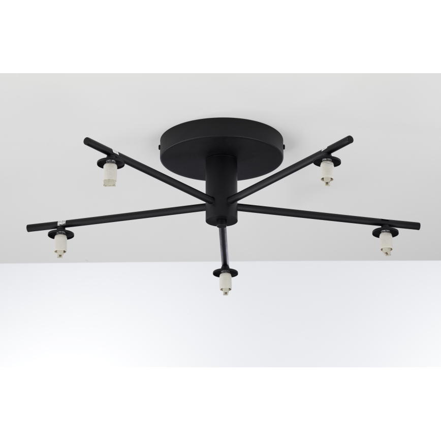 Jupiter 2047 - Lámpara de techo PRATO 5xG9/10W/230V negro/beige