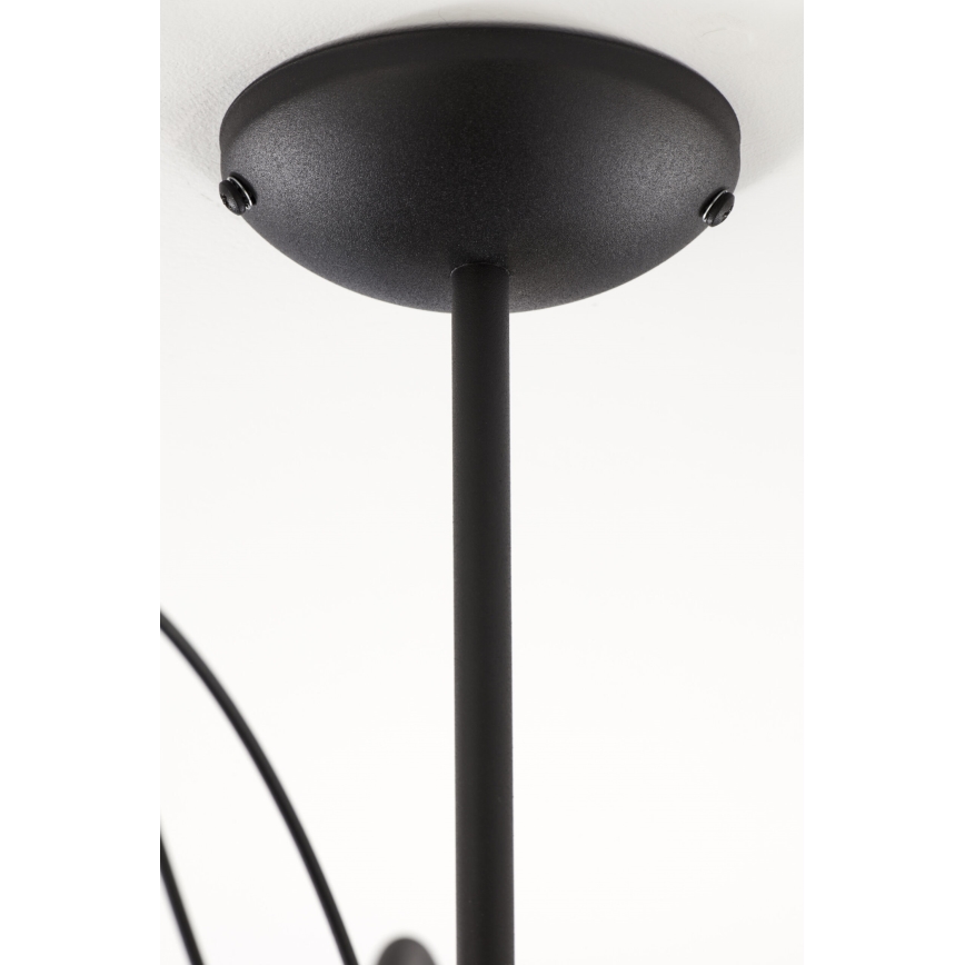 Jupiter 2056 - Lámpara colgante con barra GLORIOSA 10xG9/14W/230V negra