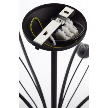 Jupiter 2056 - Lámpara colgante con barra GLORIOSA 10xG9/14W/230V negra