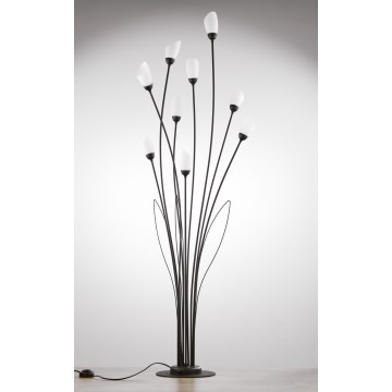 Jupiter 2058 - Lámpara de pie GLORIOSA 9xG9/14W/230V negra