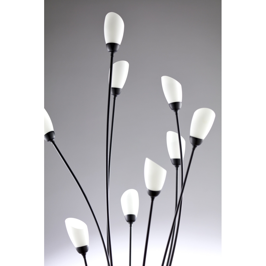 Jupiter 2058 - Lámpara de pie GLORIOSA 9xG9/14W/230V negra