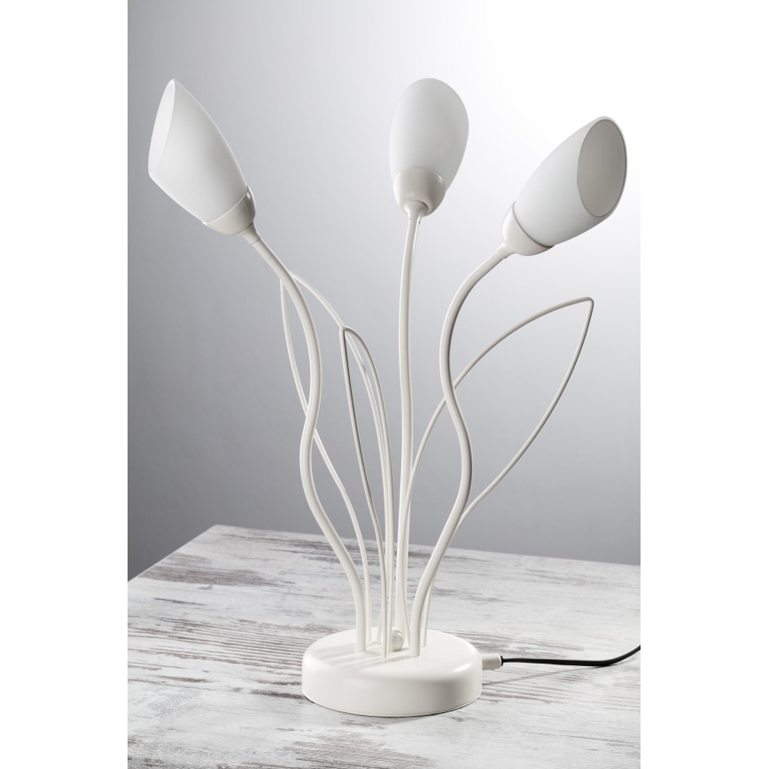 Jupiter 2060 - Lámpara de mesa GLORIOSA 3xG9/14W/230V color crema